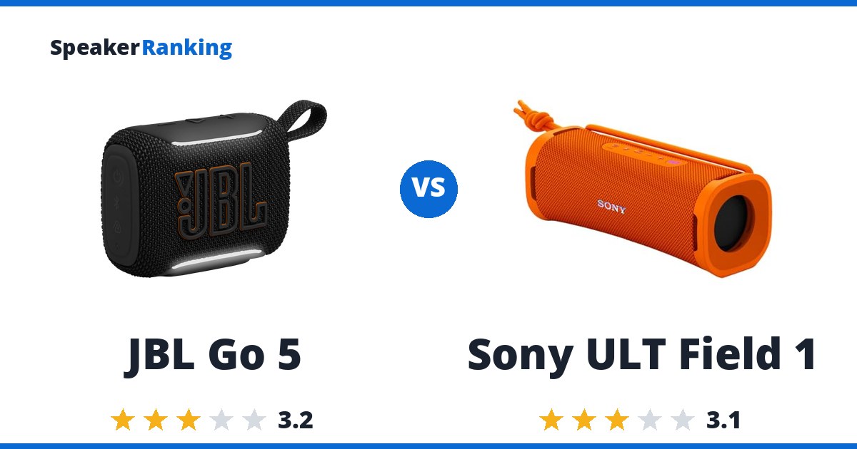 JBL Go 5 vs Sony ULT Field 1