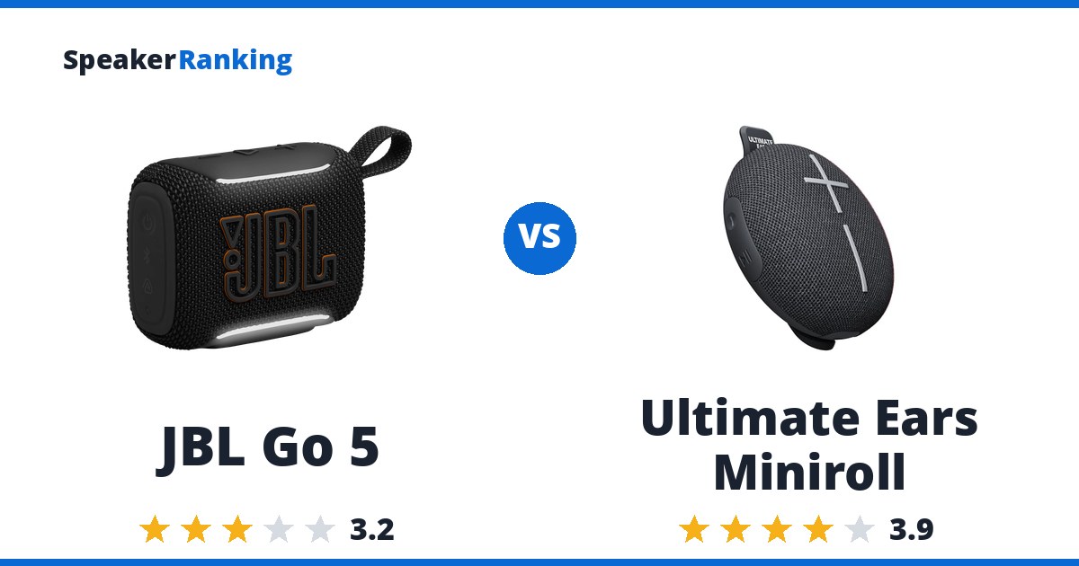JBL Go 5 vs Ultimate Ears Miniroll