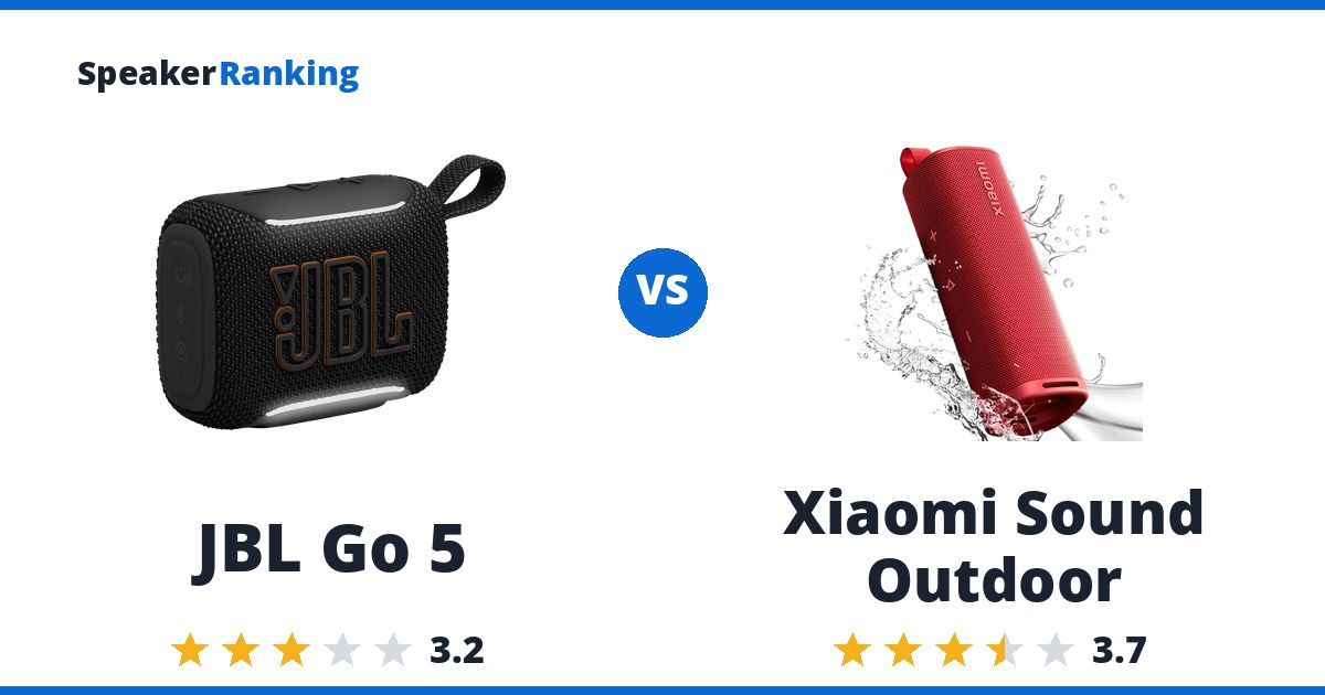 JBL Go 5 vs Xiaomi Sound Outdoor