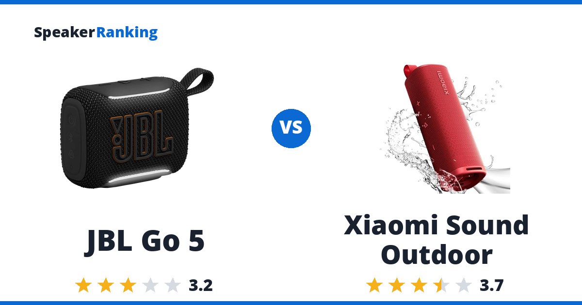 JBL Go 5 vs Xiaomi Sound Outdoor