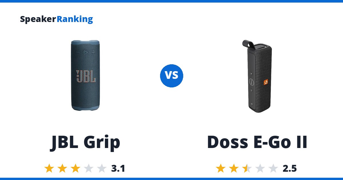 JBL Grip vs Doss E-Go II