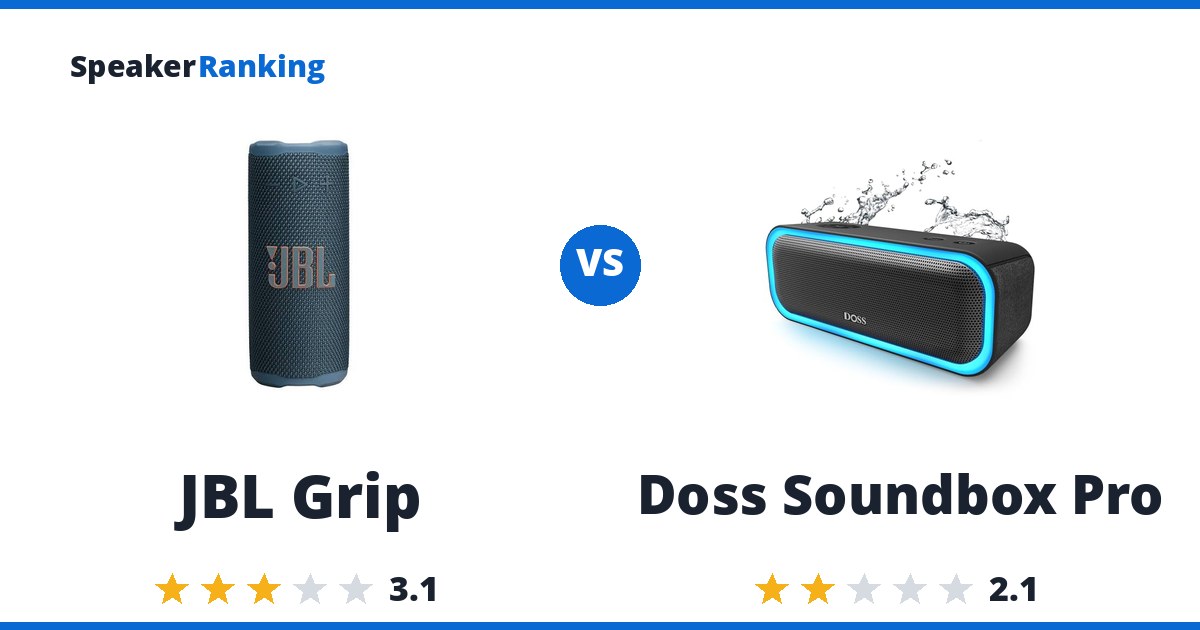 JBL Grip vs Doss Soundbox Pro