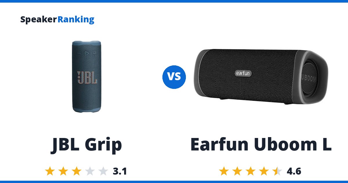JBL Grip vs Earfun Uboom L