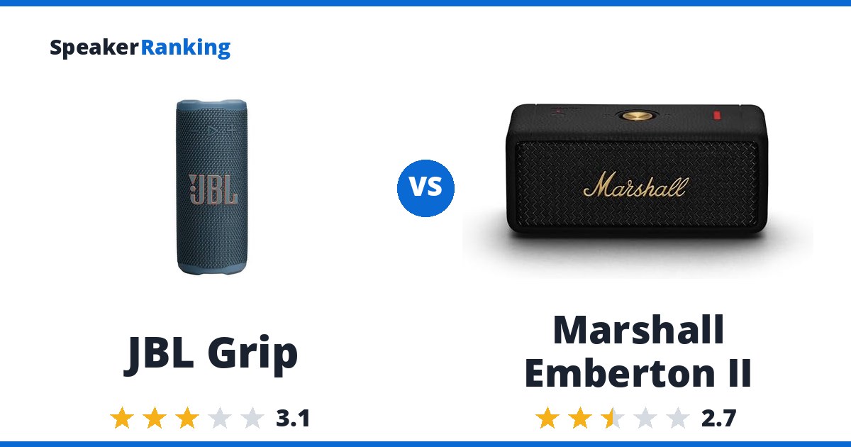 JBL Grip vs Marshall Emberton II