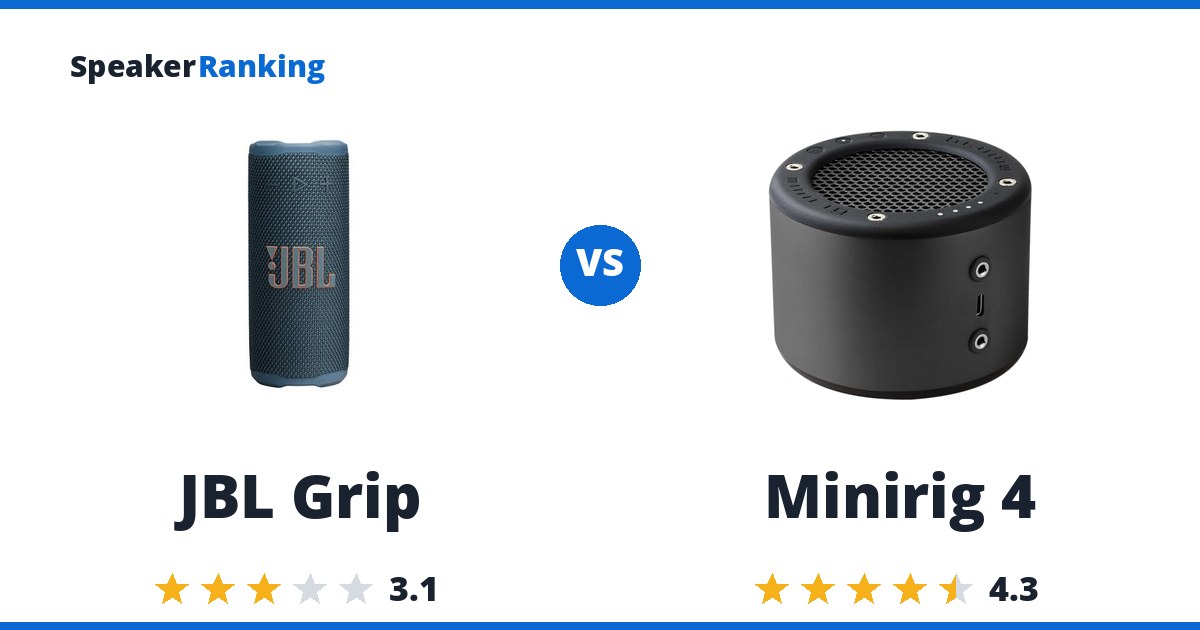 JBL Grip vs Minirig 4
