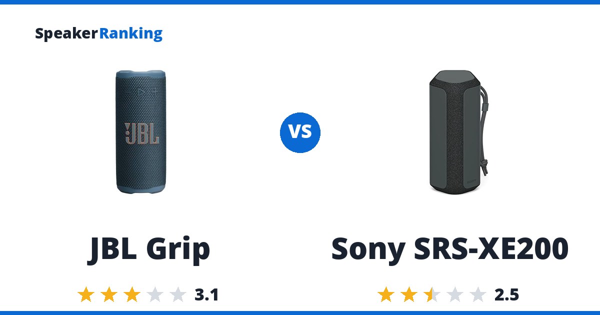 JBL Grip vs Sony SRS-XE200