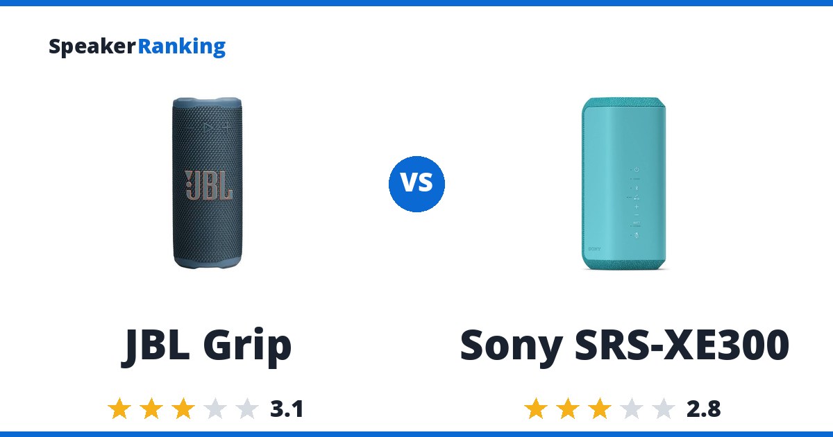 JBL Grip vs Sony SRS-XE300