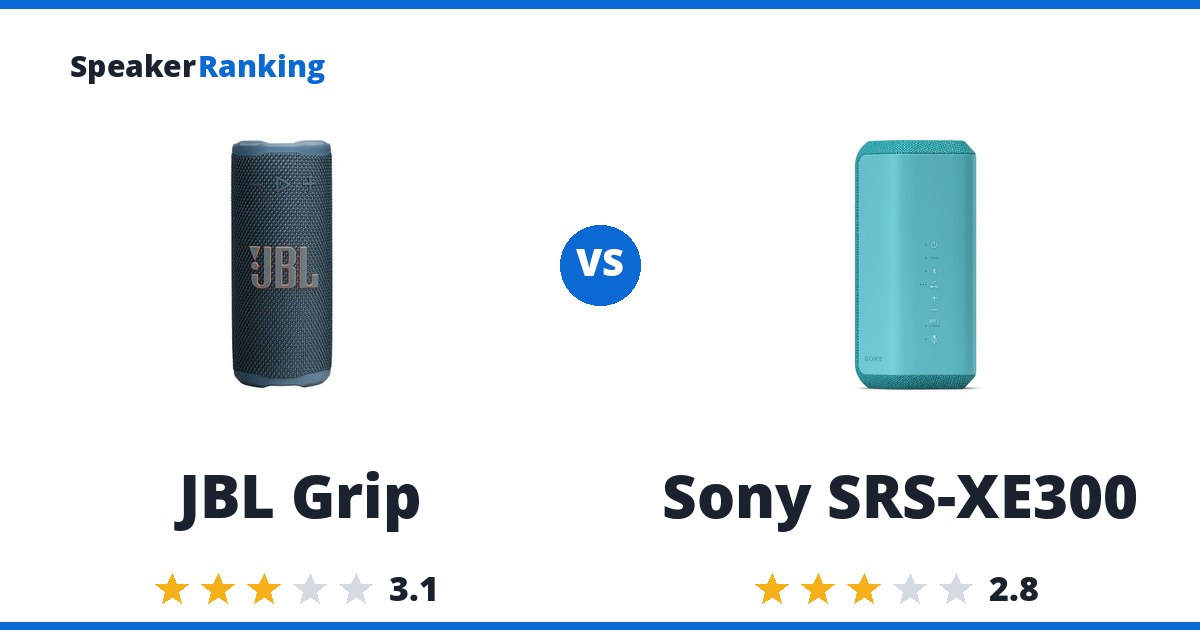 JBL Grip vs Sony SRS-XE300