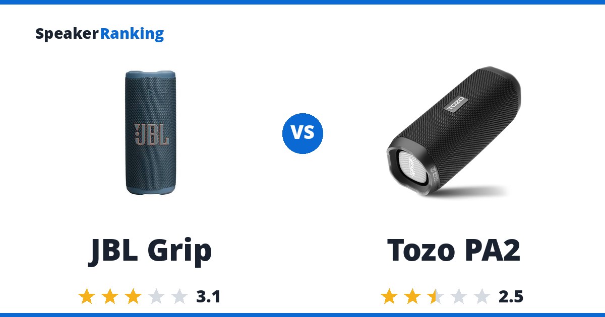 JBL Grip vs Tozo PA2