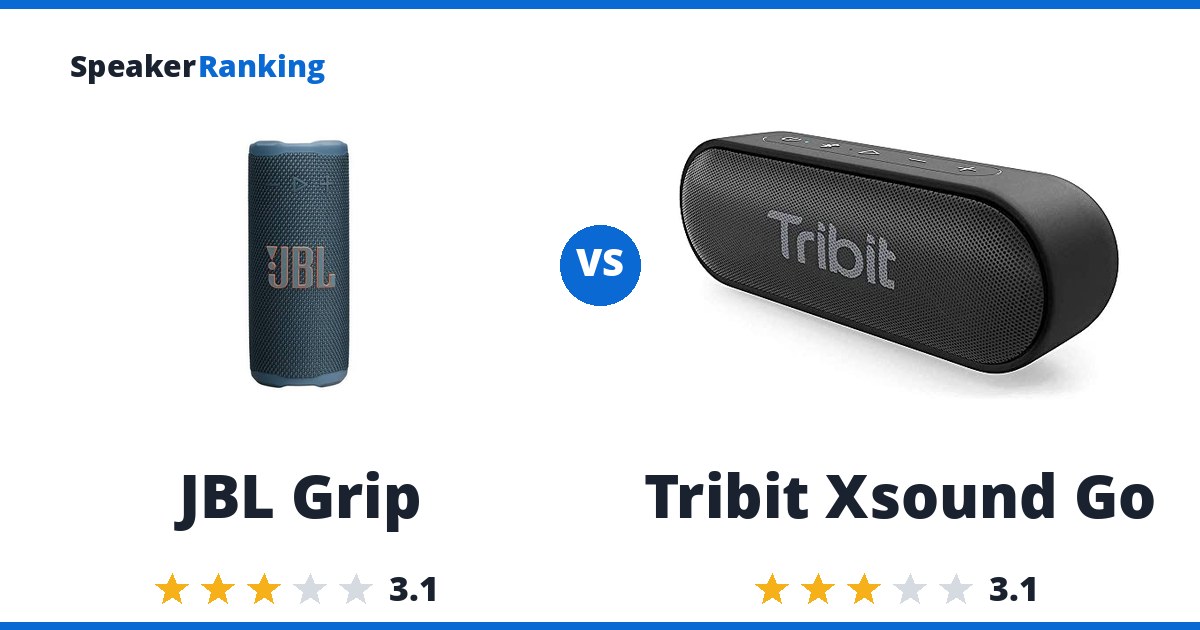 JBL Grip vs Tribit Xsound Go