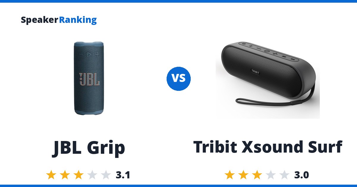 JBL Grip vs Tribit Xsound Surf