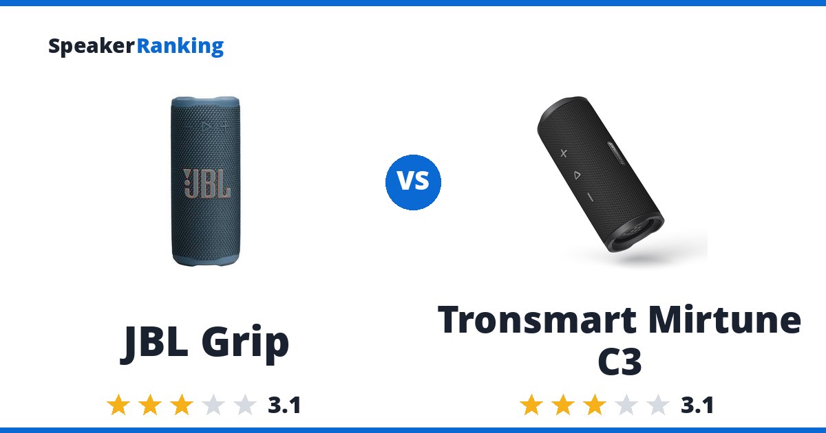 JBL Grip vs Tronsmart Mirtune C3