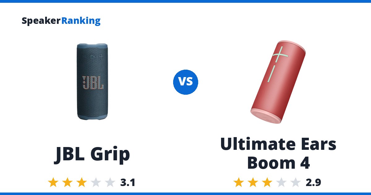 JBL Grip vs Ultimate Ears Boom 4