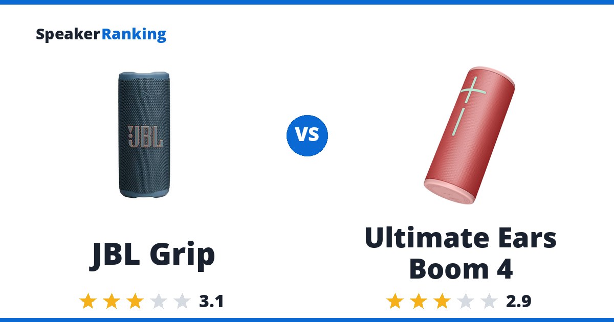 JBL Grip vs Ultimate Ears Boom 4