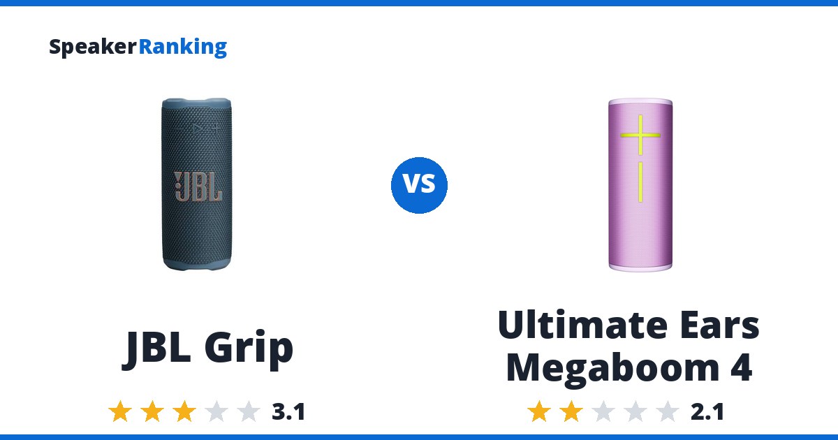 JBL Grip vs Ultimate Ears Megaboom 4