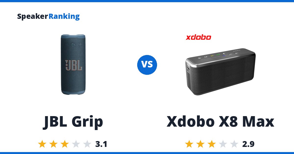 JBL Grip vs Xdobo X8 Max