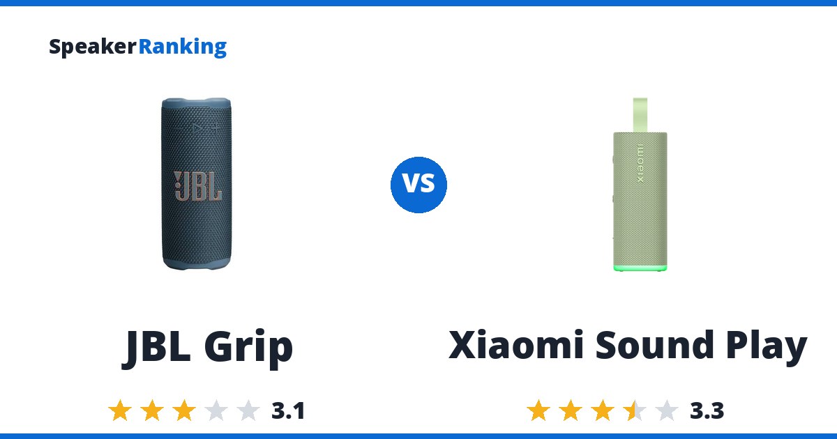 JBL Grip vs Xiaomi Sound Play