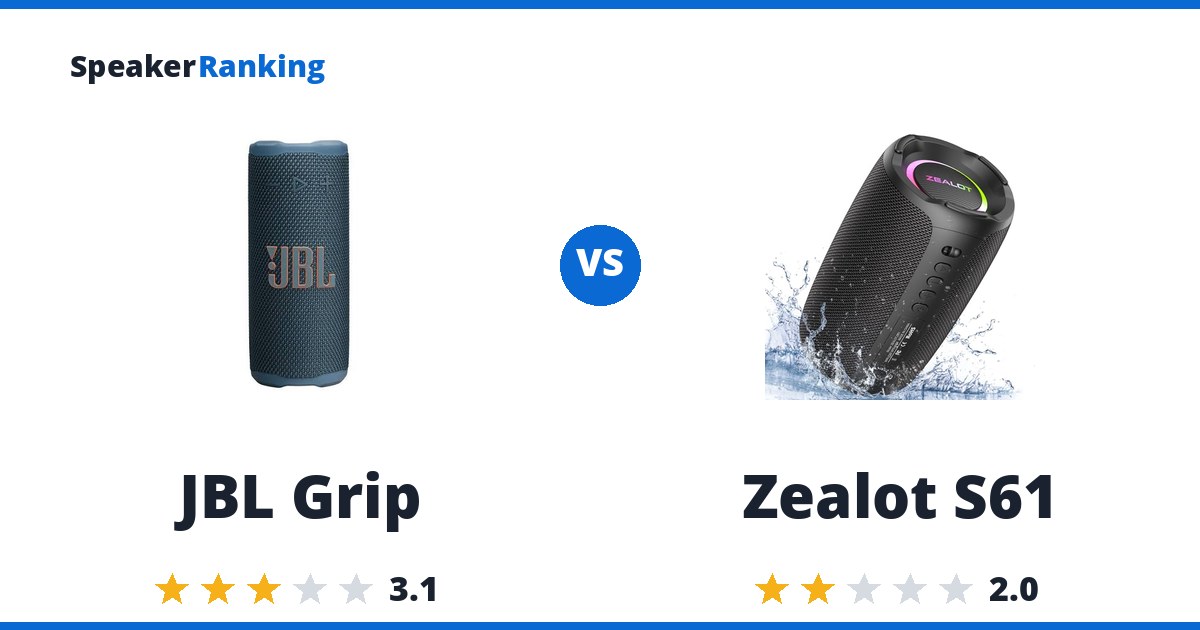 JBL Grip vs Zealot S61
