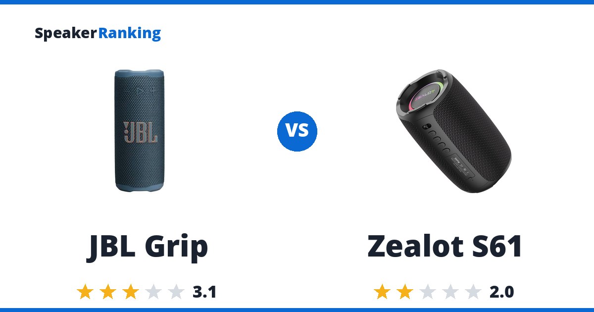 JBL Grip vs Zealot S61