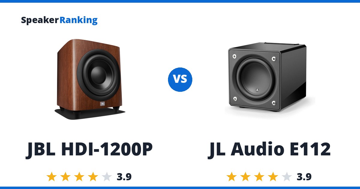 JBL HDI-1200P vs JL Audio E112