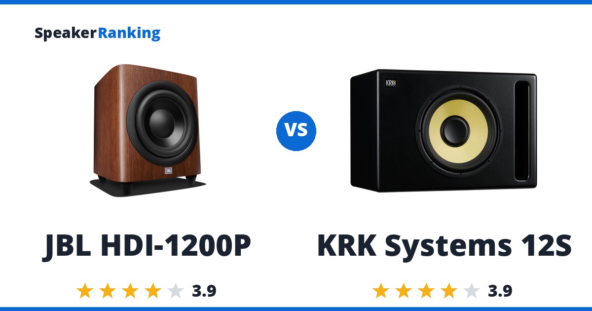 JBL HDI-1200P vs KRK Systems 12S