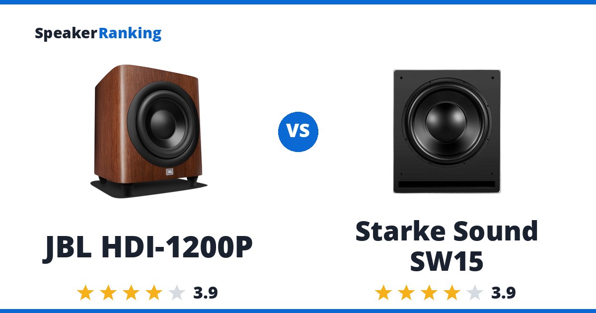 JBL HDI-1200P vs Starke Sound SW15
