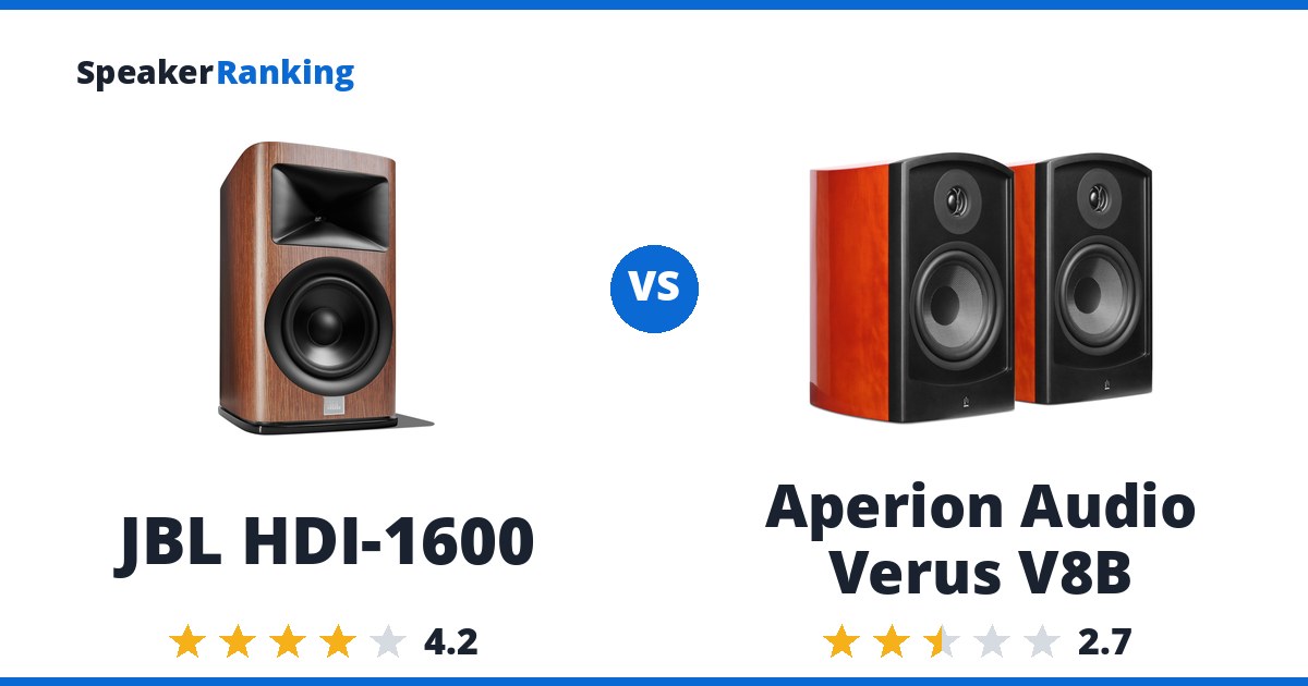 JBL HDI-1600 vs Aperion Audio Verus V8B