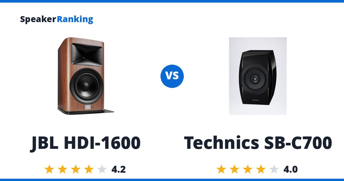 JBL HDI-1600 vs Technics SB-C700