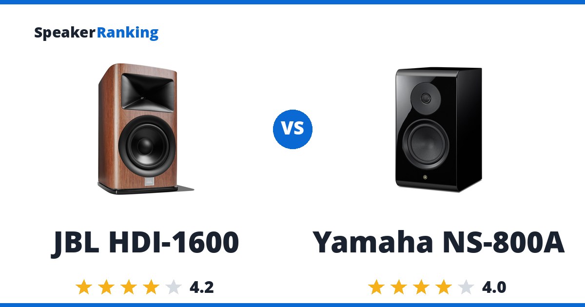 JBL HDI-1600 vs Yamaha NS-800A