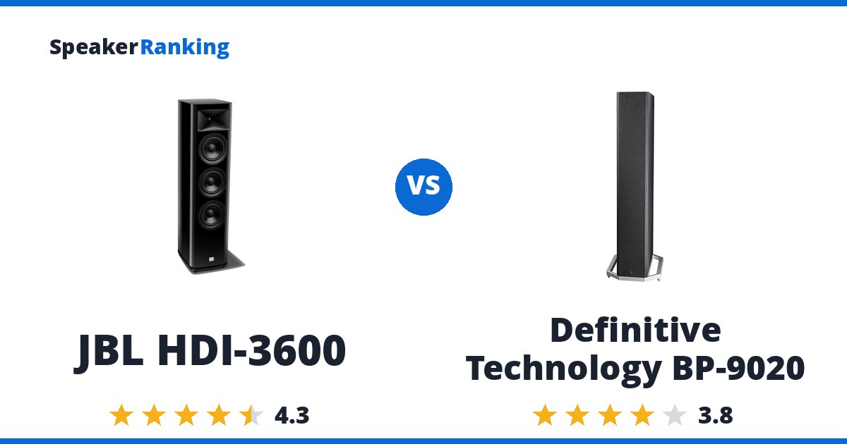 JBL HDI-3600 vs Definitive Technology BP-9020