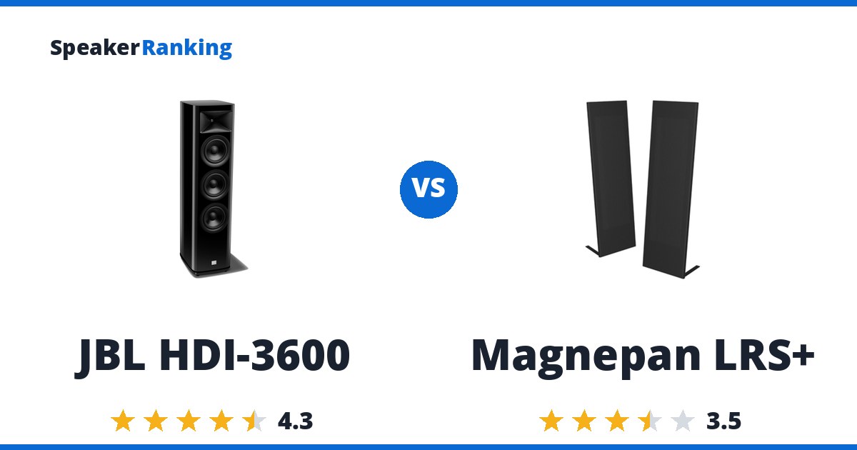 JBL HDI-3600 vs Magnepan LRS+
