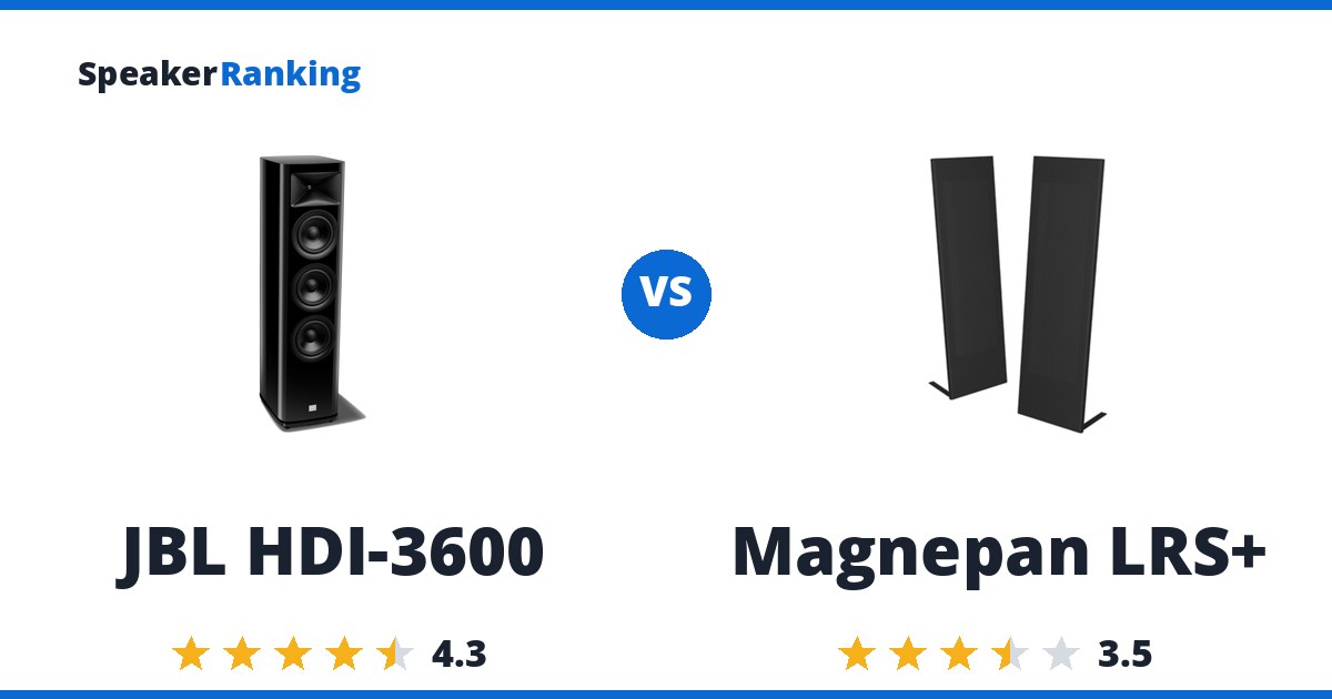 JBL HDI-3600 vs Magnepan LRS+