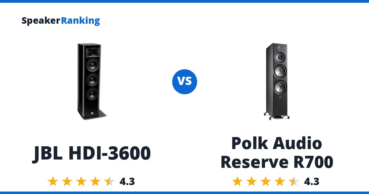 JBL HDI-3600 vs Polk Audio Reserve R700