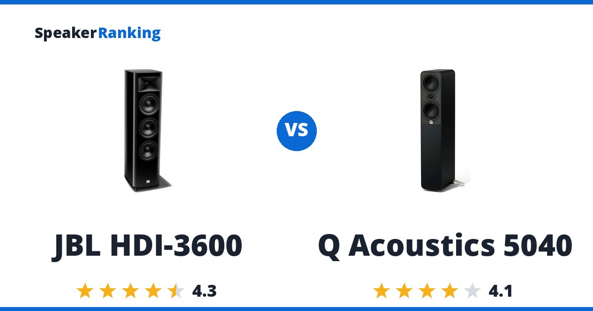 JBL HDI-3600 vs Q Acoustics 5040