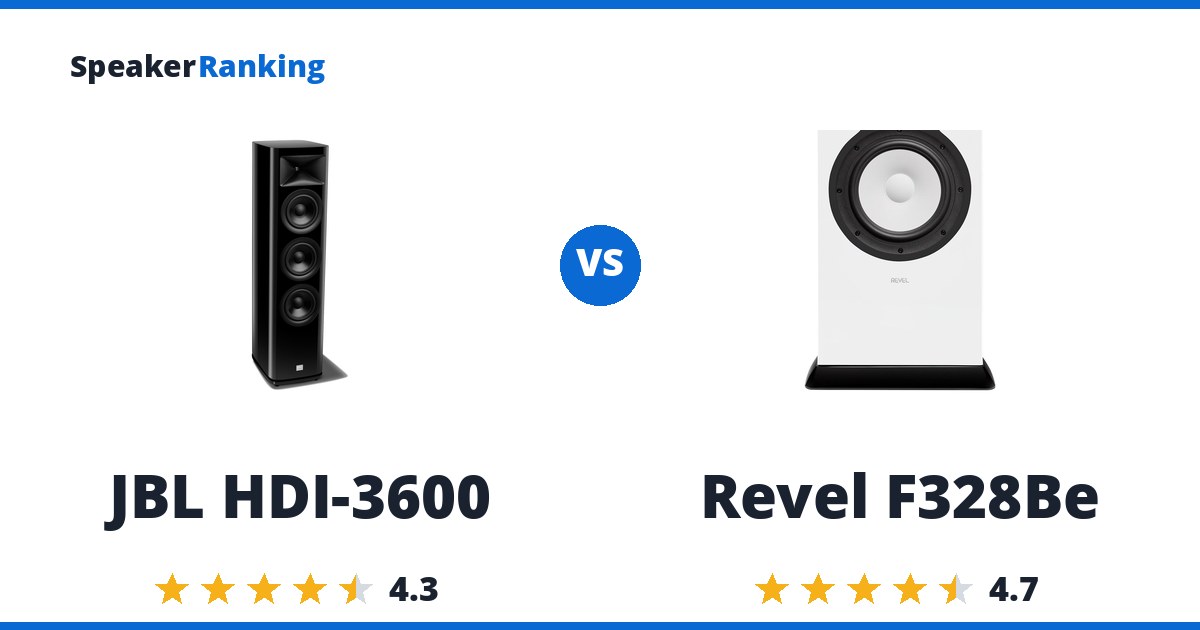 JBL HDI-3600 vs Revel F328Be