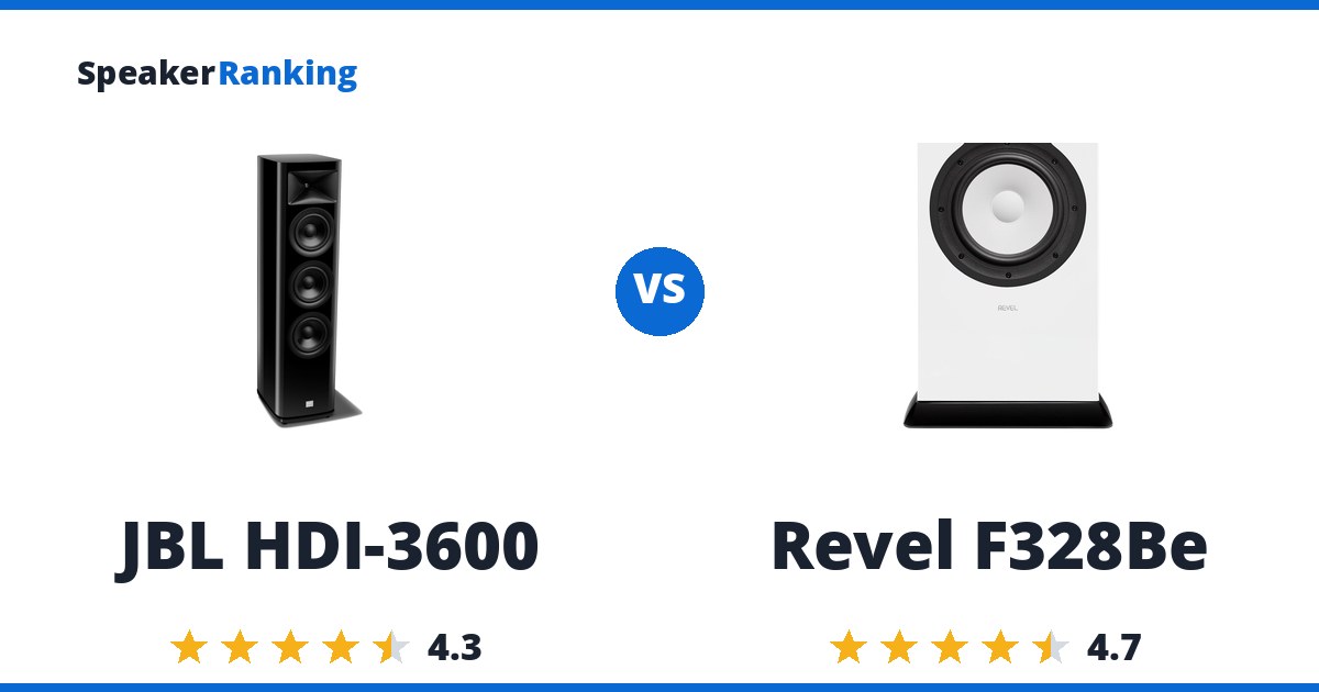 JBL HDI-3600 vs Revel F328Be