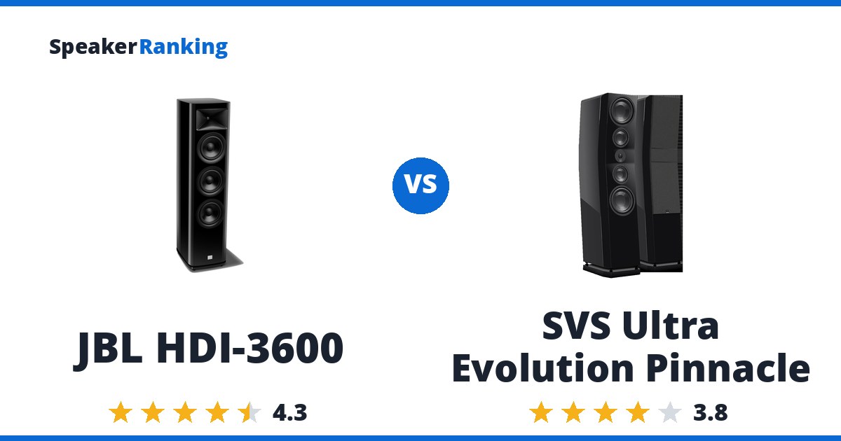 JBL HDI-3600 vs SVS Ultra Evolution Pinnacle