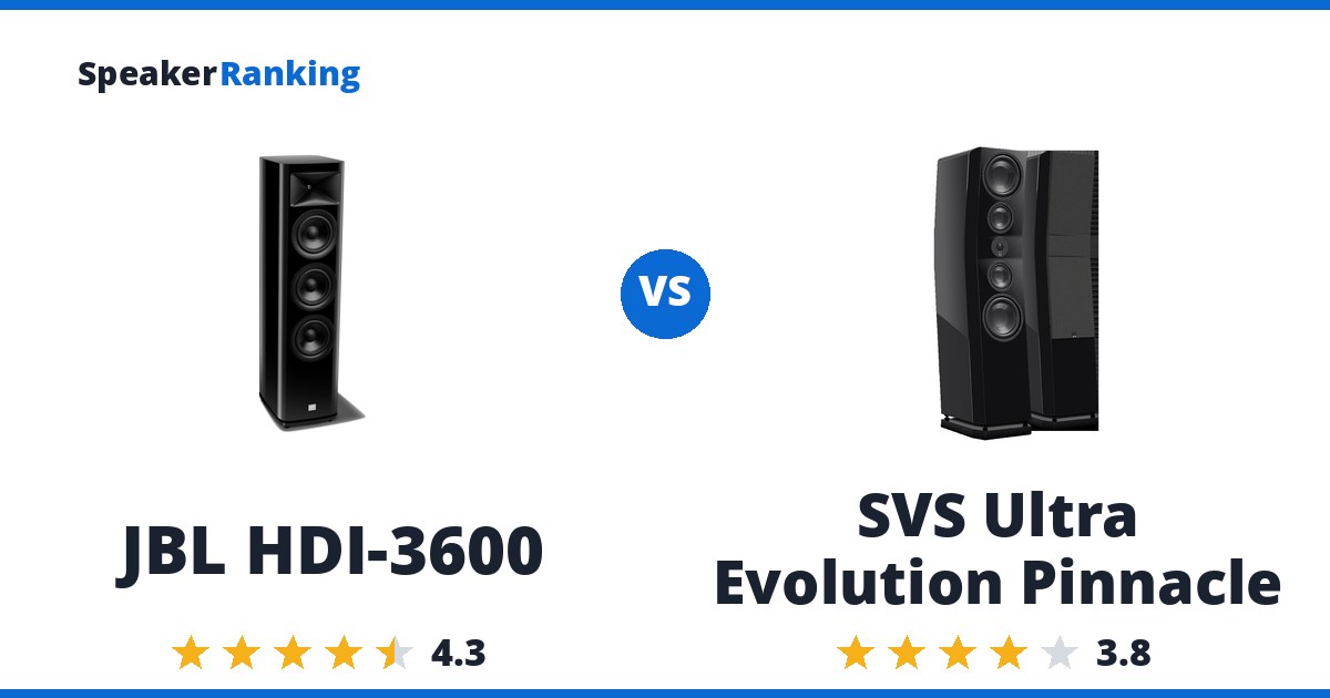 JBL HDI-3600 vs SVS Ultra Evolution Pinnacle