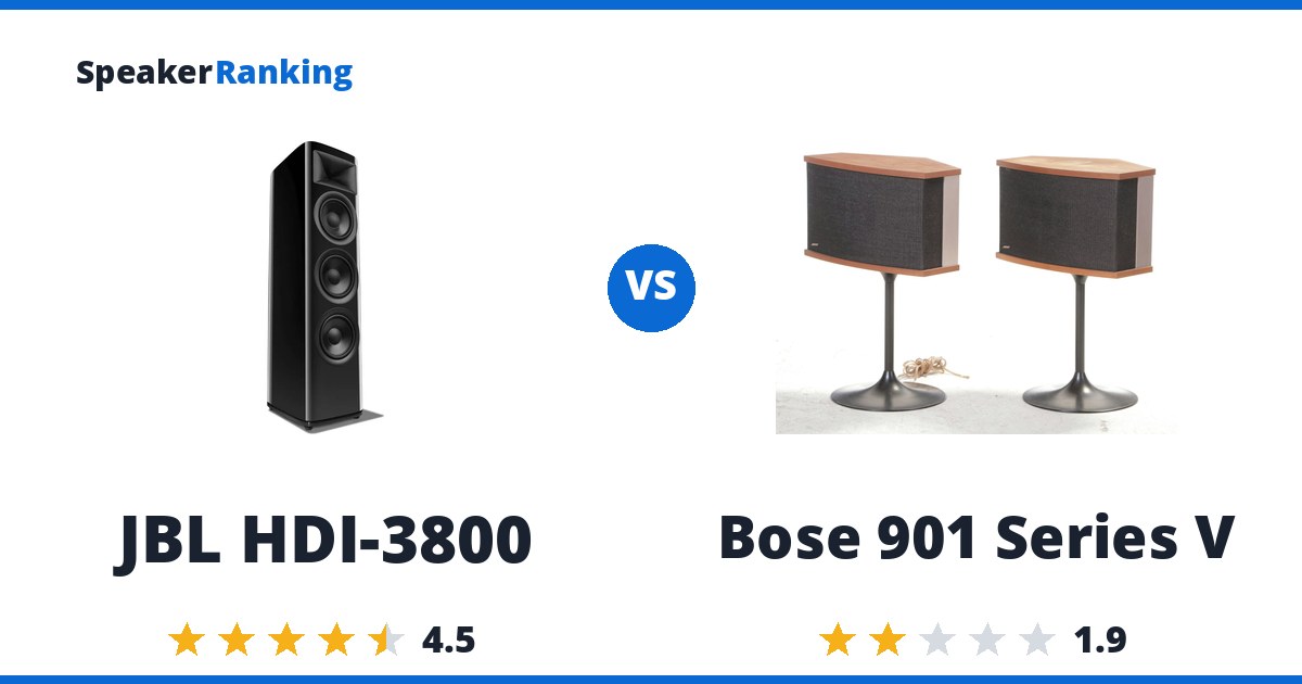 JBL HDI-3800 vs Bose 901 Series V