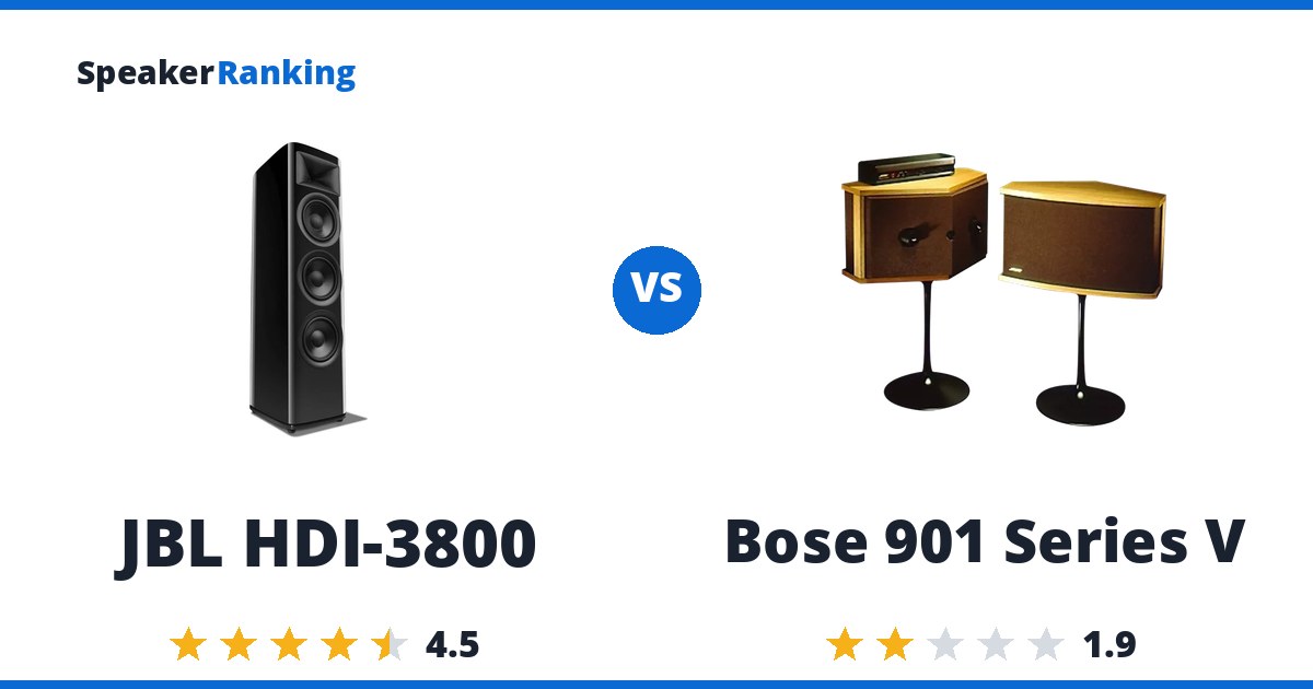 JBL HDI-3800 vs Bose 901 Series V