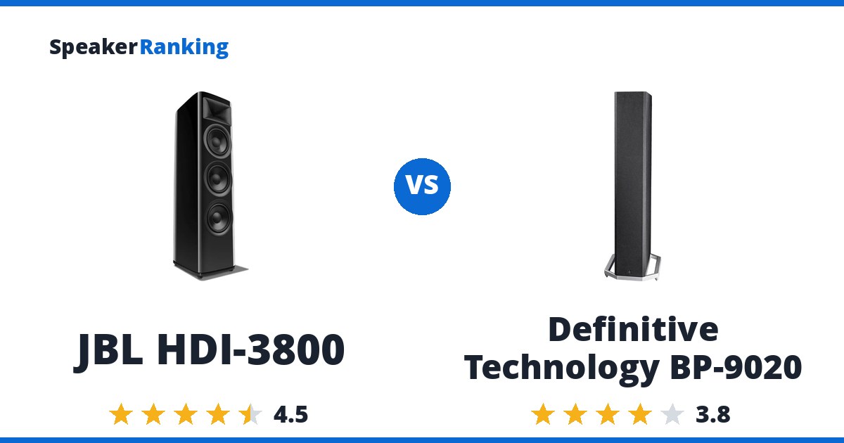 JBL HDI-3800 vs Definitive Technology BP-9020