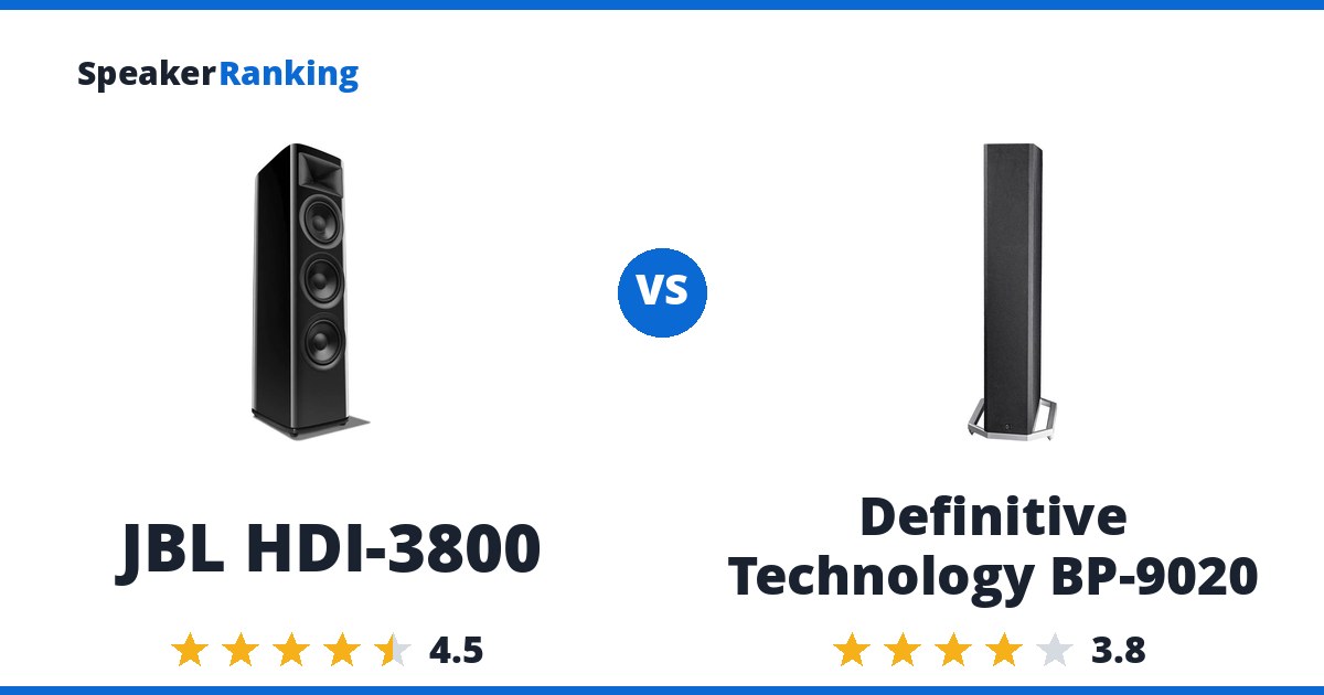 JBL HDI-3800 vs Definitive Technology BP-9020