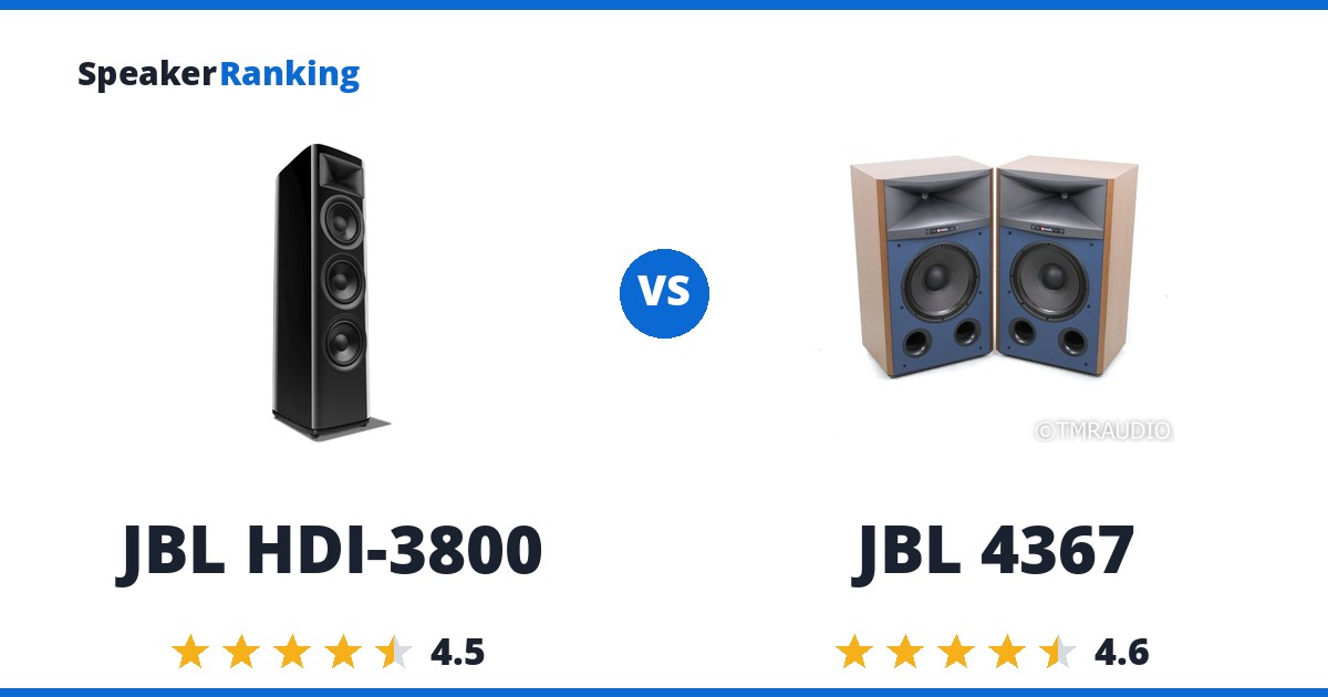 JBL HDI-3800 vs JBL 4367