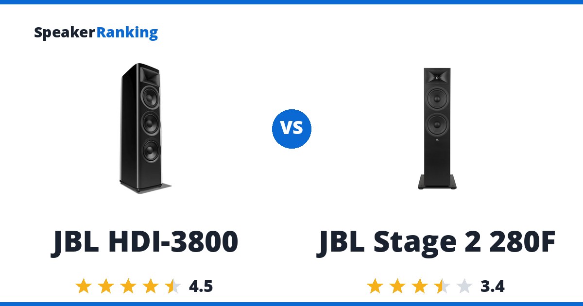 JBL HDI-3800 vs JBL Stage 2 280F