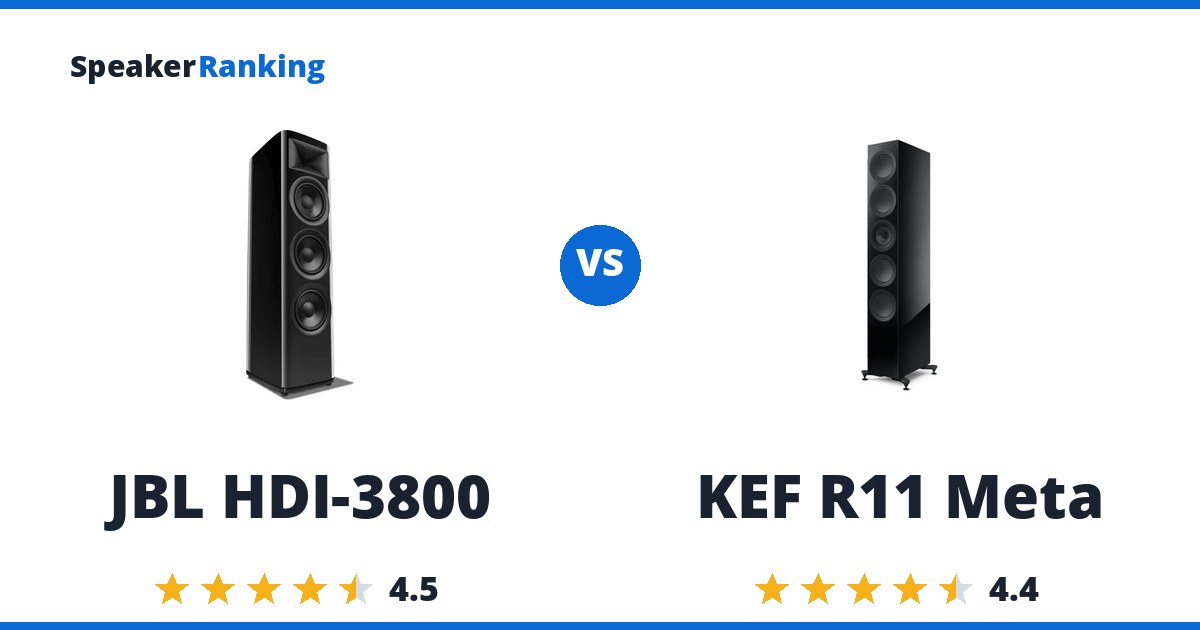 JBL HDI-3800 vs KEF R11 Meta