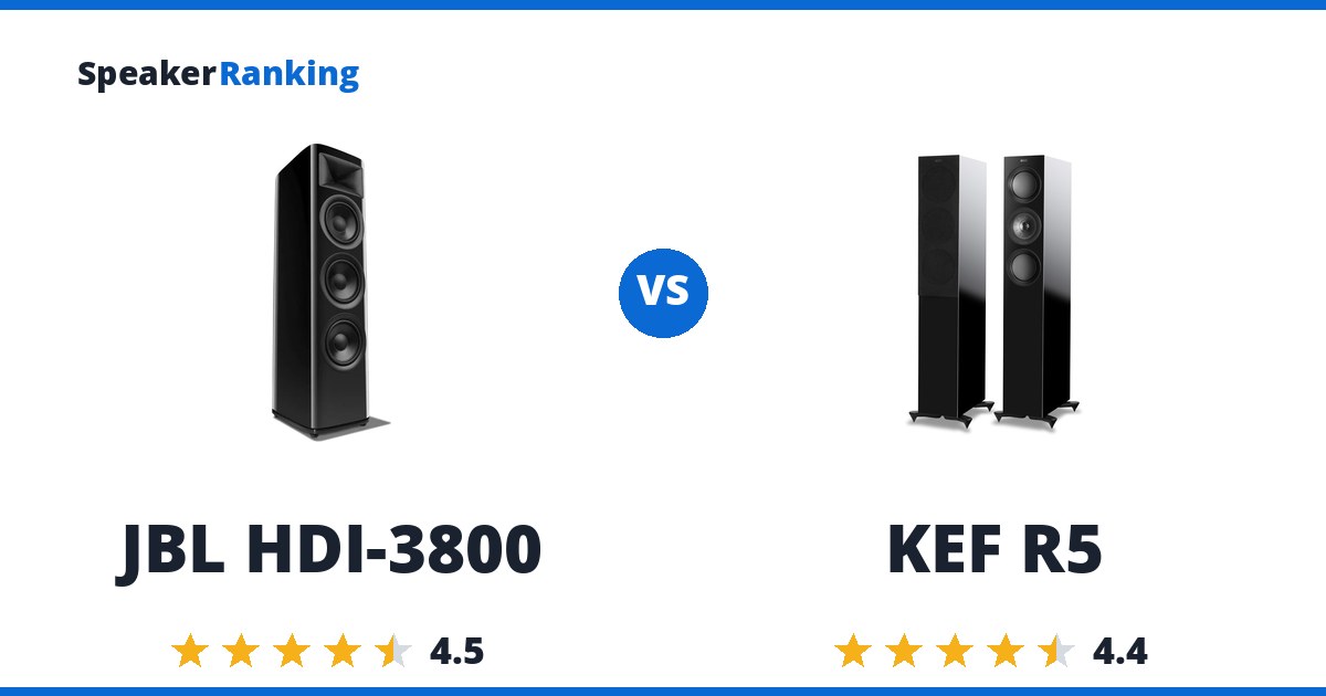 JBL HDI-3800 vs KEF R5
