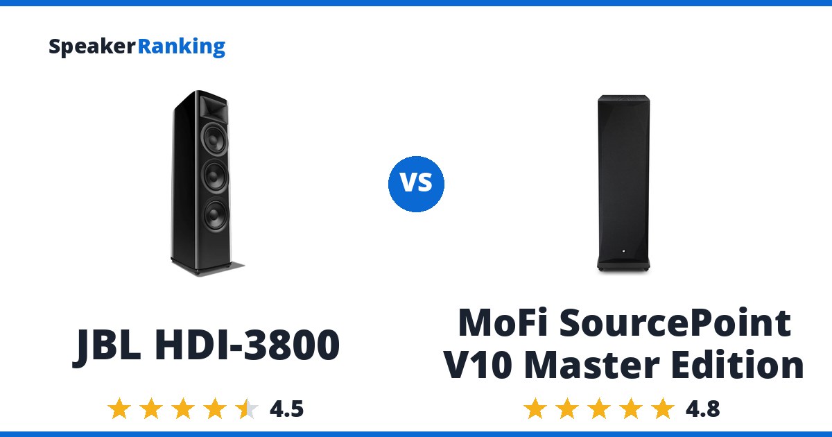 JBL HDI-3800 vs MoFi SourcePoint V10 Master Edition