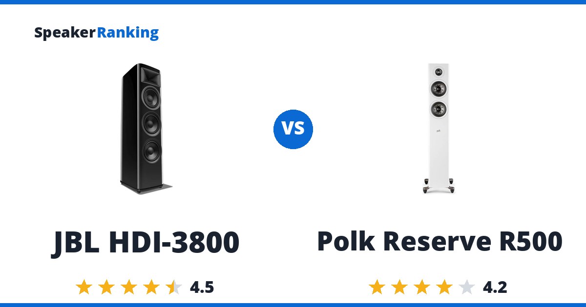 JBL HDI-3800 vs Polk Reserve R500