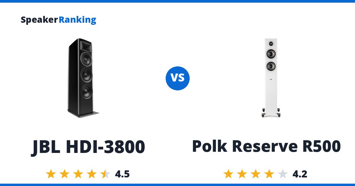 JBL HDI-3800 vs Polk Reserve R500