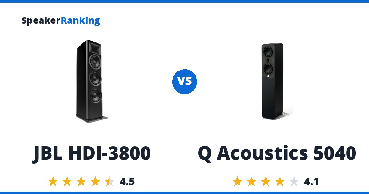JBL HDI-3800 vs Q Acoustics 5040